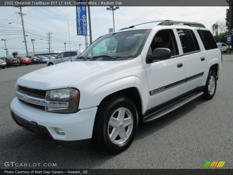 Summit White / Medium Oak 2002 Chevrolet TrailBlazer EXT LT 4x4