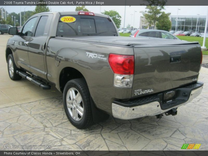 Pyrite Mica / Beige 2008 Toyota Tundra Limited Double Cab 4x4