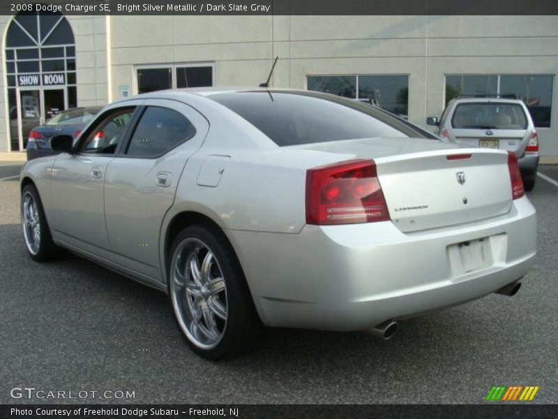 Bright Silver Metallic / Dark Slate Gray 2008 Dodge Charger SE