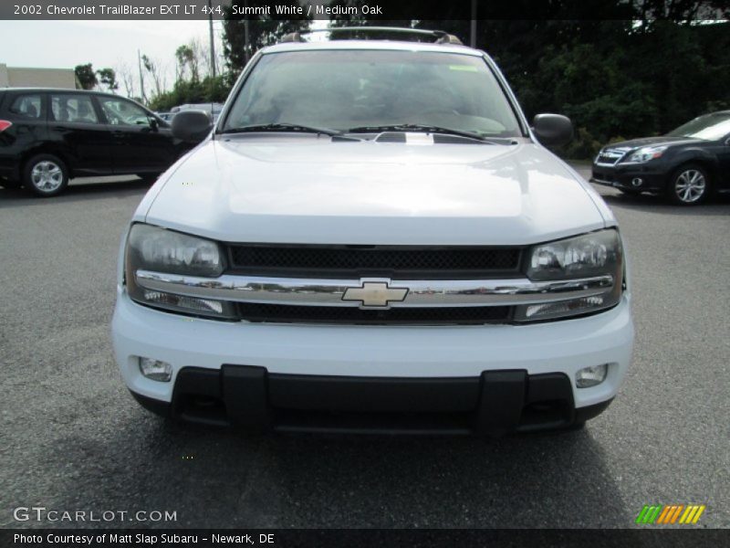 Summit White / Medium Oak 2002 Chevrolet TrailBlazer EXT LT 4x4