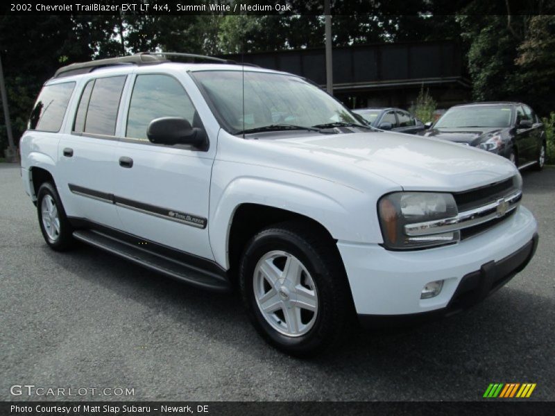 Summit White / Medium Oak 2002 Chevrolet TrailBlazer EXT LT 4x4