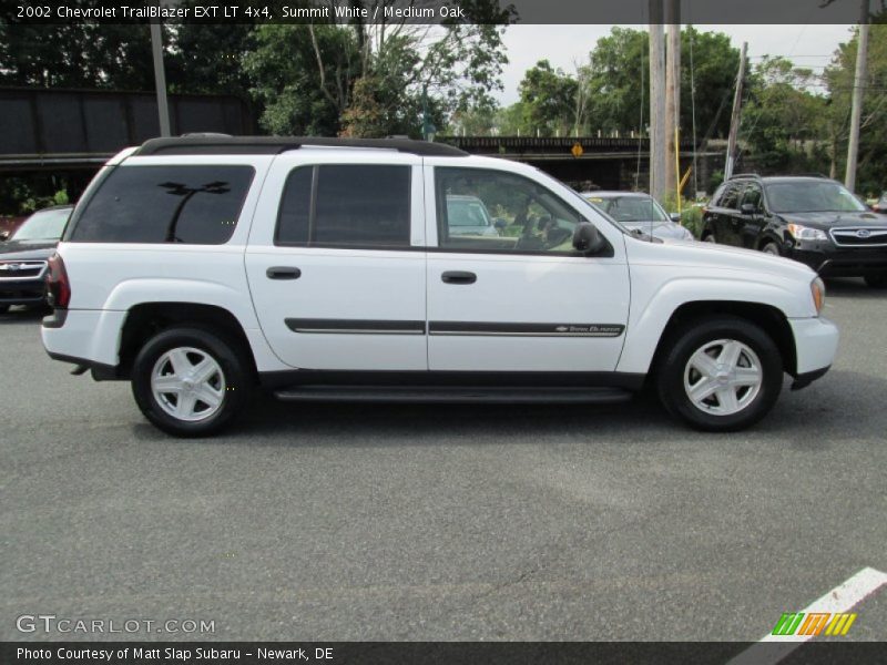 Summit White / Medium Oak 2002 Chevrolet TrailBlazer EXT LT 4x4