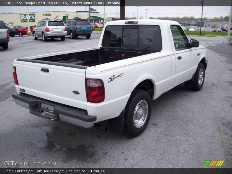 Oxford White / Dark Graphite 2002 Ford Ranger Sport Regular Cab