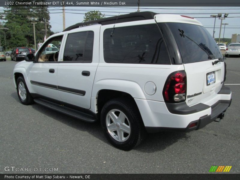 Summit White / Medium Oak 2002 Chevrolet TrailBlazer EXT LT 4x4