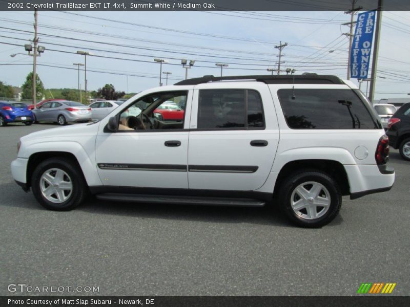Summit White / Medium Oak 2002 Chevrolet TrailBlazer EXT LT 4x4
