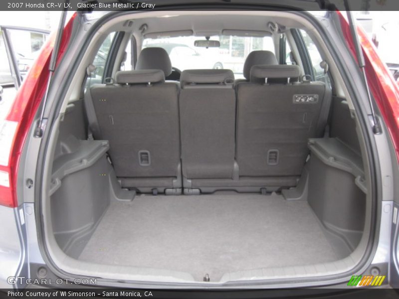 Glacier Blue Metallic / Gray 2007 Honda CR-V LX