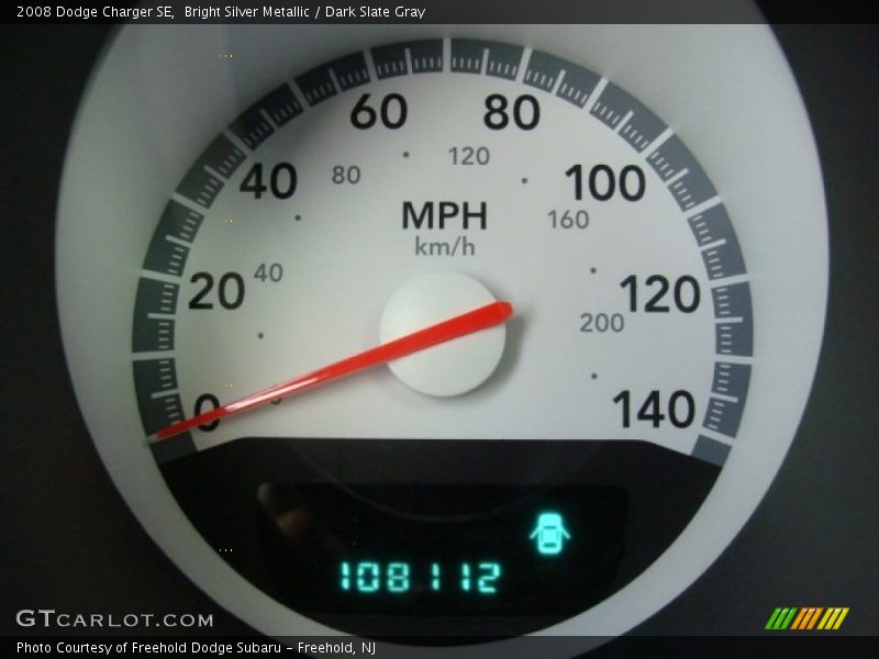 Bright Silver Metallic / Dark Slate Gray 2008 Dodge Charger SE
