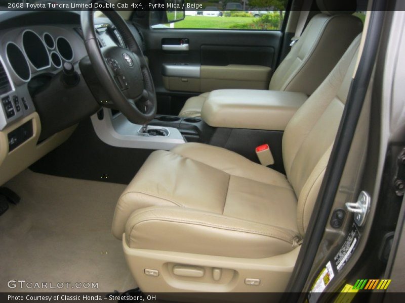 Pyrite Mica / Beige 2008 Toyota Tundra Limited Double Cab 4x4