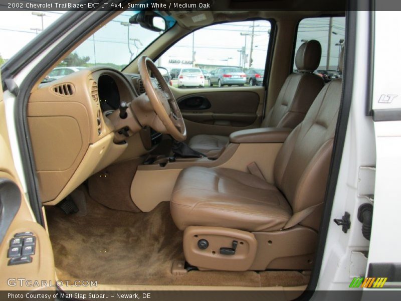 Summit White / Medium Oak 2002 Chevrolet TrailBlazer EXT LT 4x4