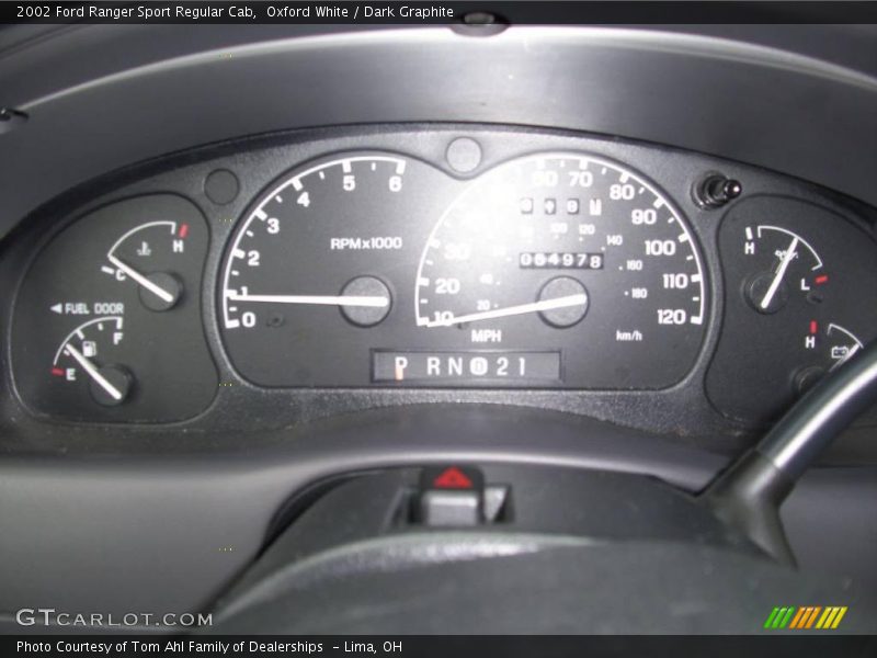 Oxford White / Dark Graphite 2002 Ford Ranger Sport Regular Cab