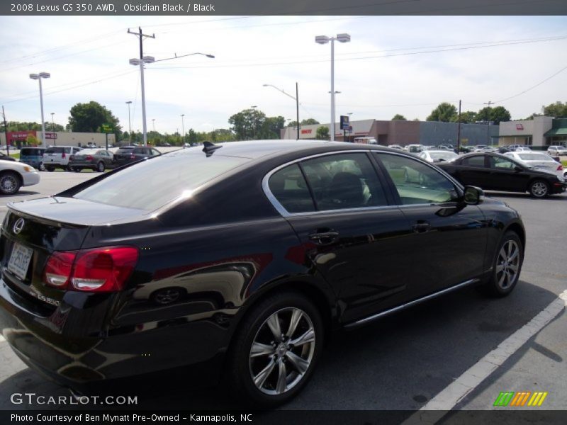 Obsidian Black / Black 2008 Lexus GS 350 AWD