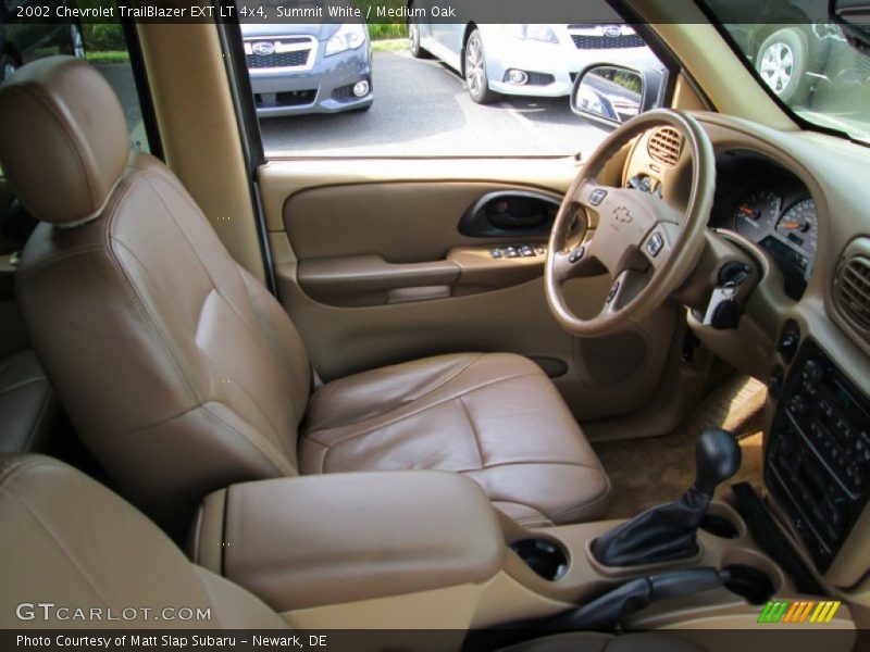 Summit White / Medium Oak 2002 Chevrolet TrailBlazer EXT LT 4x4