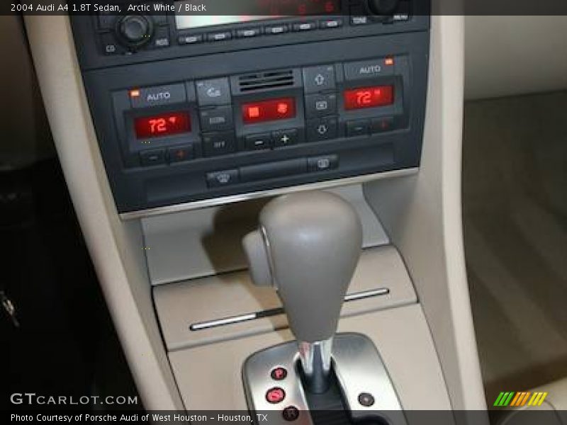 Arctic White / Black 2004 Audi A4 1.8T Sedan