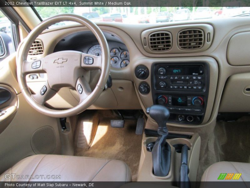 Summit White / Medium Oak 2002 Chevrolet TrailBlazer EXT LT 4x4