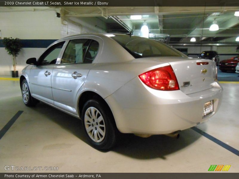 Silver Ice Metallic / Ebony 2009 Chevrolet Cobalt LT Sedan