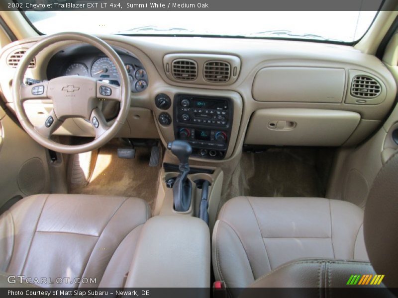 Summit White / Medium Oak 2002 Chevrolet TrailBlazer EXT LT 4x4