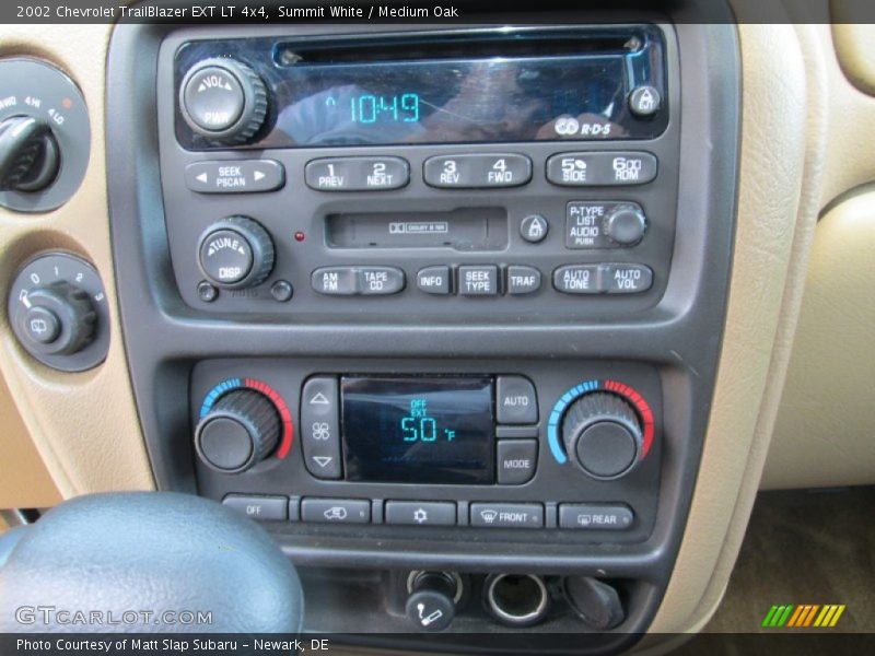 Summit White / Medium Oak 2002 Chevrolet TrailBlazer EXT LT 4x4