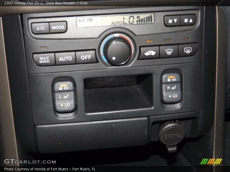 Steel Blue Metallic / Gray 2007 Honda Pilot EX-L