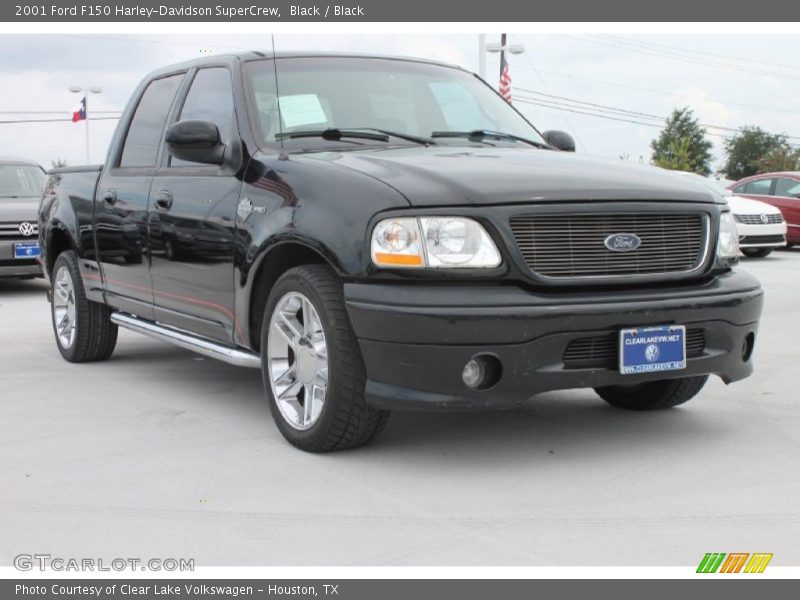 Black / Black 2001 Ford F150 Harley-Davidson SuperCrew