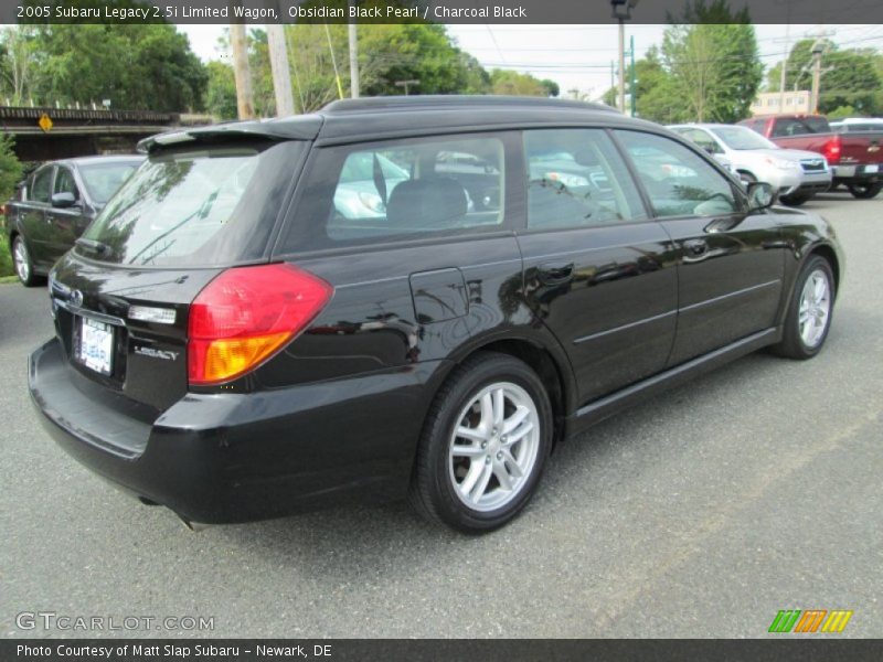 Obsidian Black Pearl / Charcoal Black 2005 Subaru Legacy 2.5i Limited Wagon