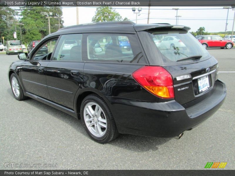 Obsidian Black Pearl / Charcoal Black 2005 Subaru Legacy 2.5i Limited Wagon