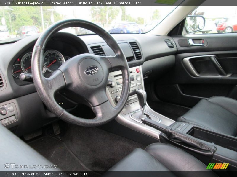  2005 Legacy 2.5i Limited Wagon Charcoal Black Interior