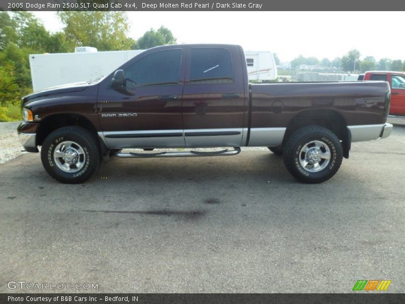 Deep Molten Red Pearl / Dark Slate Gray 2005 Dodge Ram 2500 SLT Quad Cab 4x4