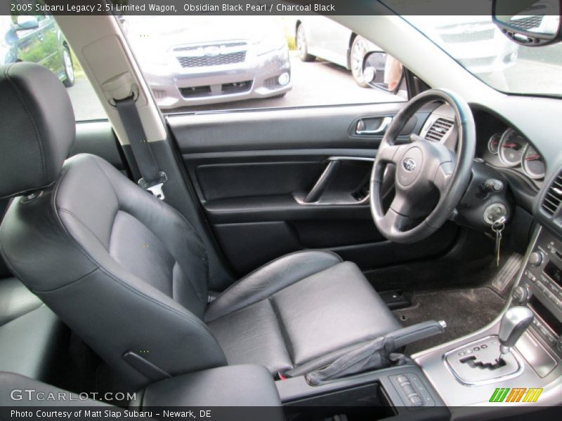 Front Seat of 2005 Legacy 2.5i Limited Wagon