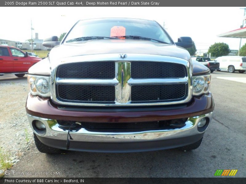 Deep Molten Red Pearl / Dark Slate Gray 2005 Dodge Ram 2500 SLT Quad Cab 4x4