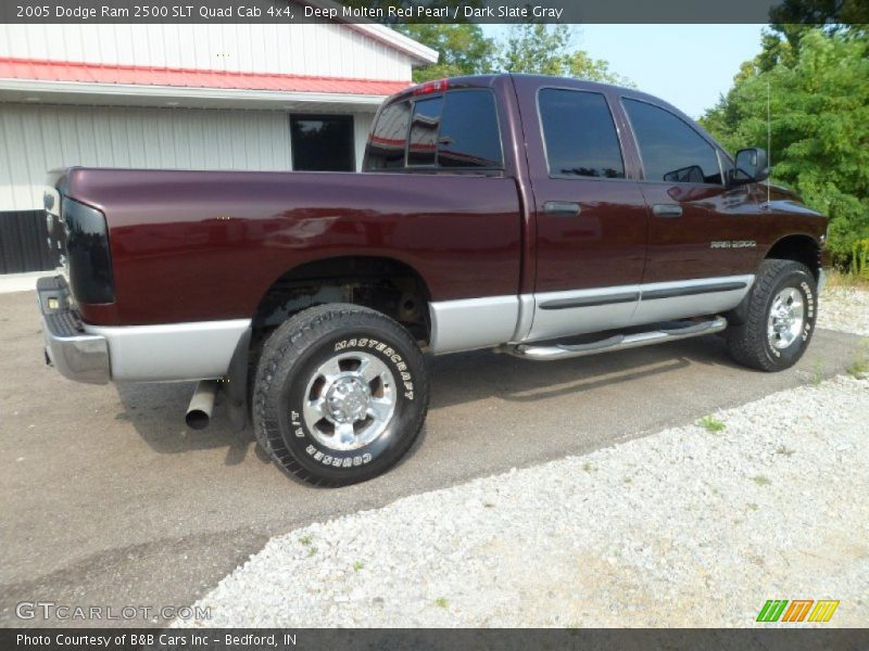 Deep Molten Red Pearl / Dark Slate Gray 2005 Dodge Ram 2500 SLT Quad Cab 4x4