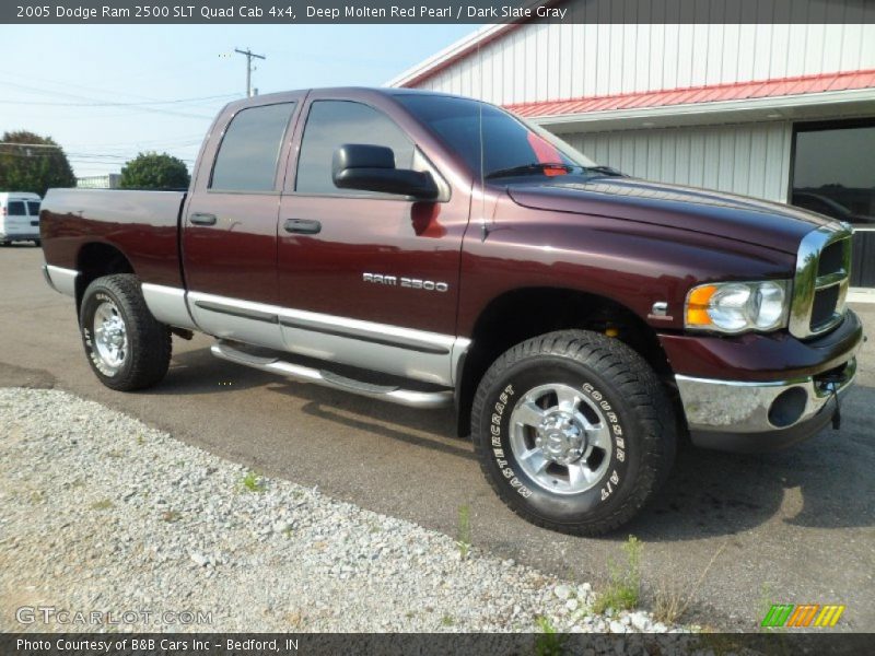 Deep Molten Red Pearl / Dark Slate Gray 2005 Dodge Ram 2500 SLT Quad Cab 4x4