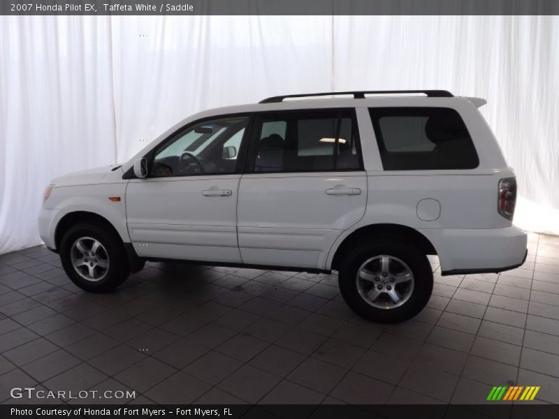Taffeta White / Saddle 2007 Honda Pilot EX