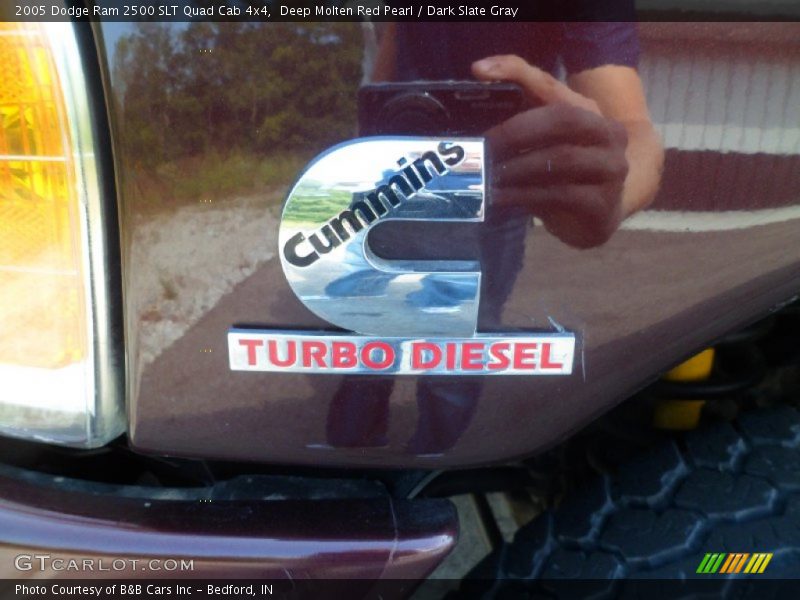 Deep Molten Red Pearl / Dark Slate Gray 2005 Dodge Ram 2500 SLT Quad Cab 4x4