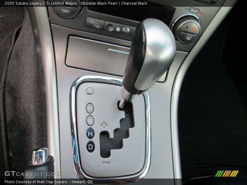  2005 Legacy 2.5i Limited Wagon 4 Speed Sportshift Automatic Shifter