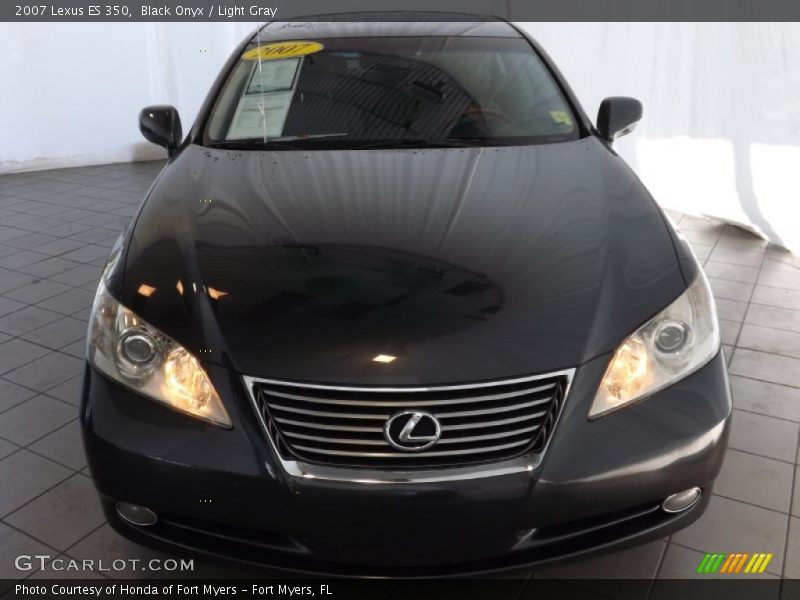 Black Onyx / Light Gray 2007 Lexus ES 350