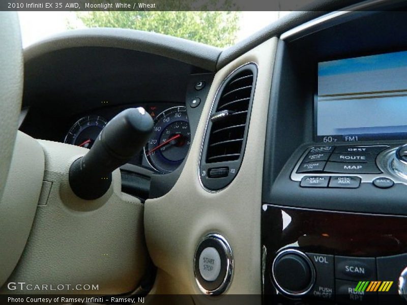 Moonlight White / Wheat 2010 Infiniti EX 35 AWD