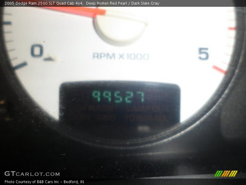 Deep Molten Red Pearl / Dark Slate Gray 2005 Dodge Ram 2500 SLT Quad Cab 4x4