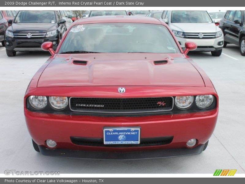 Inferno Red Crystal Pearl Coat / Dark Slate Gray 2009 Dodge Challenger R/T