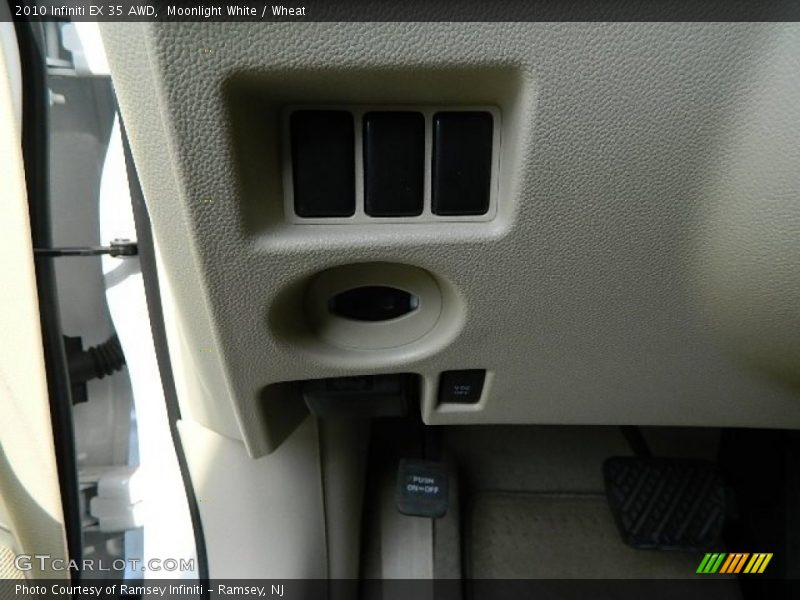 Moonlight White / Wheat 2010 Infiniti EX 35 AWD