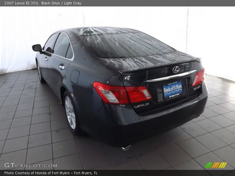 Black Onyx / Light Gray 2007 Lexus ES 350