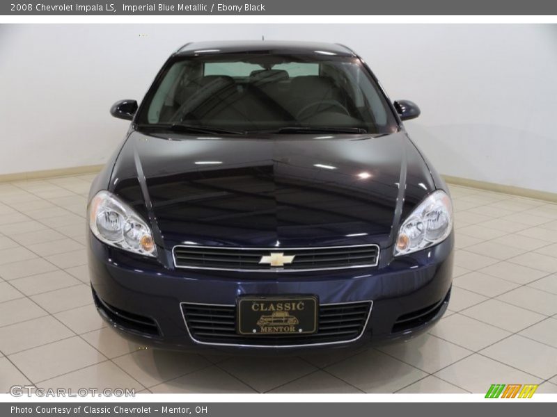 Imperial Blue Metallic / Ebony Black 2008 Chevrolet Impala LS