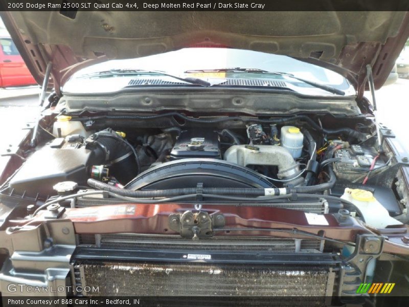 Deep Molten Red Pearl / Dark Slate Gray 2005 Dodge Ram 2500 SLT Quad Cab 4x4