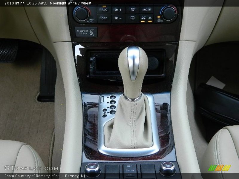 Moonlight White / Wheat 2010 Infiniti EX 35 AWD