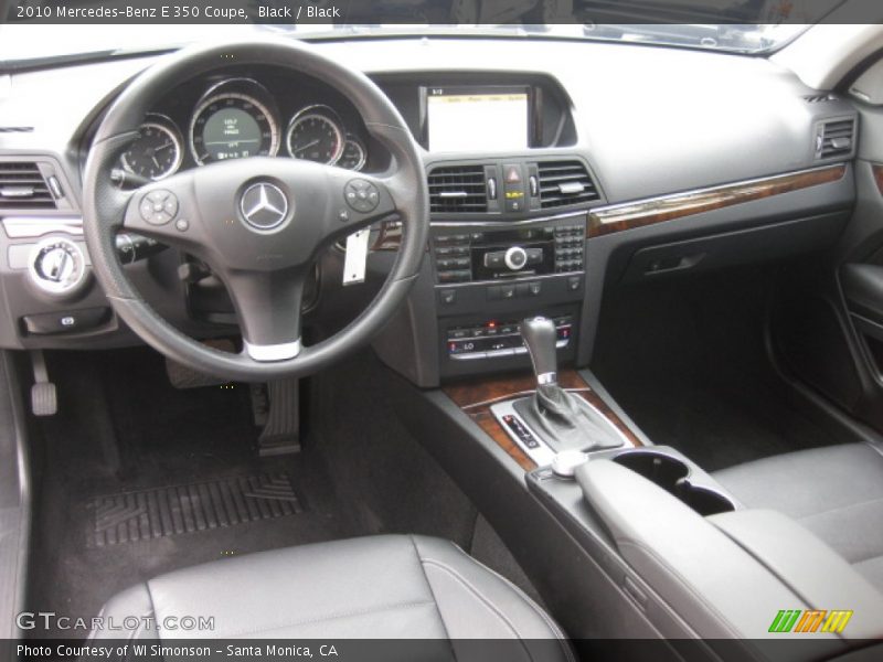 Black / Black 2010 Mercedes-Benz E 350 Coupe