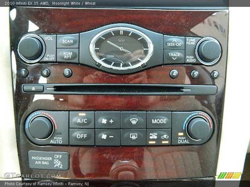Moonlight White / Wheat 2010 Infiniti EX 35 AWD