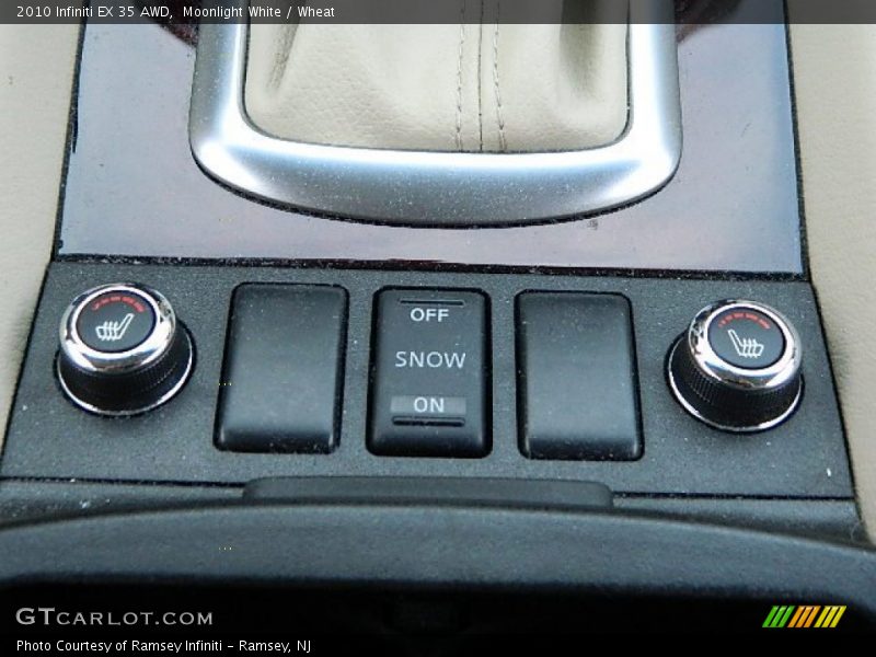 Moonlight White / Wheat 2010 Infiniti EX 35 AWD