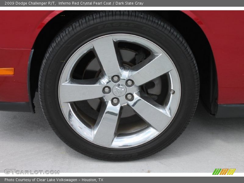 Inferno Red Crystal Pearl Coat / Dark Slate Gray 2009 Dodge Challenger R/T