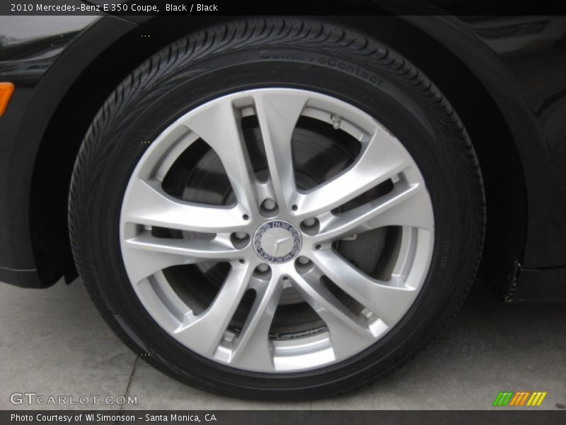 Black / Black 2010 Mercedes-Benz E 350 Coupe