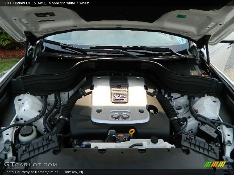 Moonlight White / Wheat 2010 Infiniti EX 35 AWD