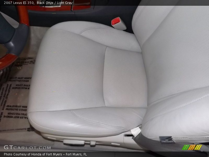 Black Onyx / Light Gray 2007 Lexus ES 350